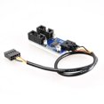thumbnail image 1 of Tarjeta adaptadora divisora de línea de 9 pines USB2.0 de 1 a 2 puertos con asiento macho de 4 puertos y conector hembra de 9 pines de 1 a 2, 1 of 6