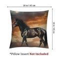 thumbnail image 4 of nygtbtfer Set of 2 Throw Pillow Covers Running Simply Creative Animal Night Decorative Pillow Cases Home Decor Square Pillowcases White, 4 of 7