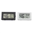 thumbnail image 4 of Billuyoard Mini termómetro LCD Digital conveniente Sensor de reloj negro blanco multifuncional probador de calibre con de alta precisión Electrodomésticos Negro Billuyoard HA064225-01, 4 of 6