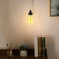 thumbnail image 3 of IC 9.84FT Plug in Hanging Light Fixture with Switch, Industrial Pendant Lamp Light Cord with Twisted Hemp Rope DIY Light Fixture for Farmhose Home Lighting DecorsWhite, 3 of 5