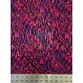 thumbnail image 3 of Purple & Fuchsia Tribal Pattern w/ Gold Holographic Foil on Stretch Nylon Spandex Fabric - 58 Inches Wide - By the Yard or Bulk, 3 of 4