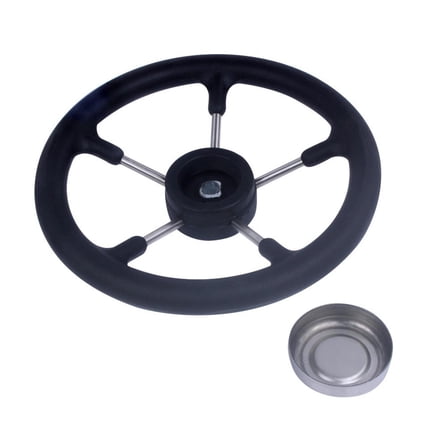 Kuntesetty Boat Steering Wheel Yacht Boat Handle s Support Long Service Life 34.3cm