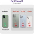 thumbnail image 6 of for iPhone 13 Case, Silicone Shockproof Slim Thin Phone Case for iPhone 13 6.1 inch Calke Green, 6 of 13