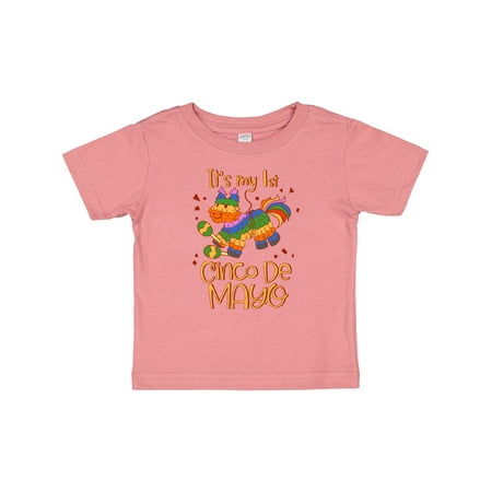 

Inktastic It s My 1st Cinco De Mayo Boys or Girls Baby T-Shirt