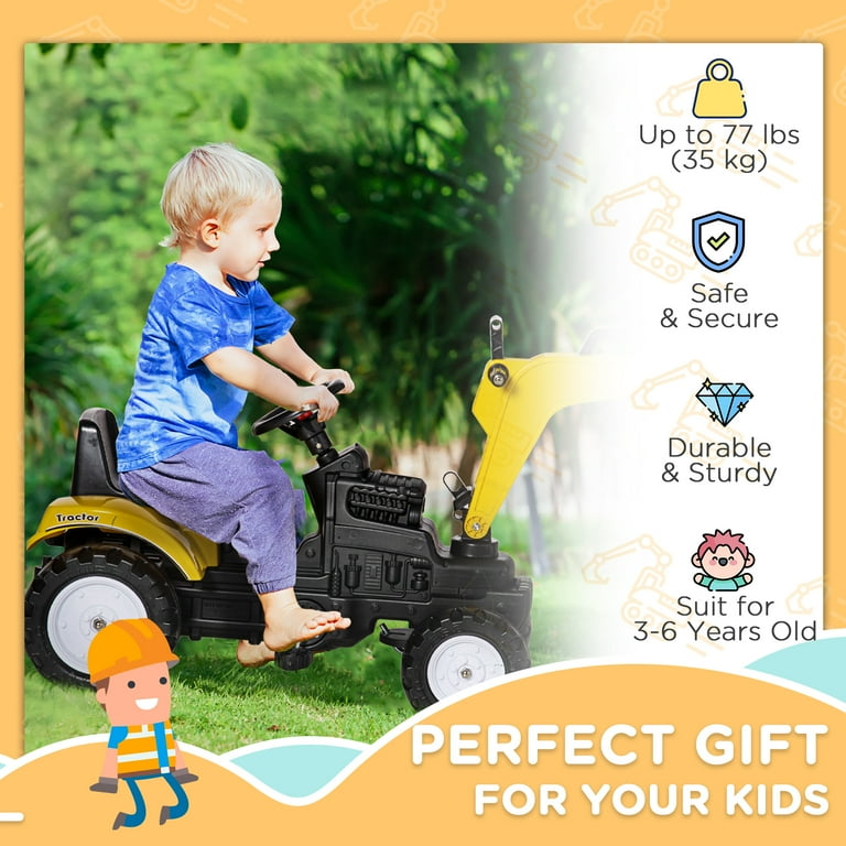 Kids pedal digger on sale