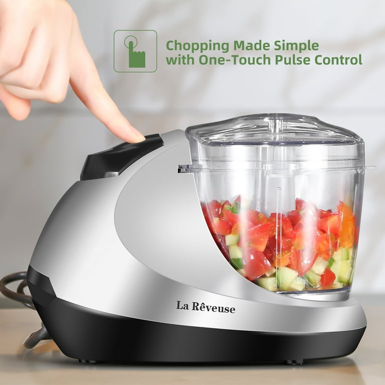 Cook's Essentials Mini One-Touch 2-Cup Food Chopper 