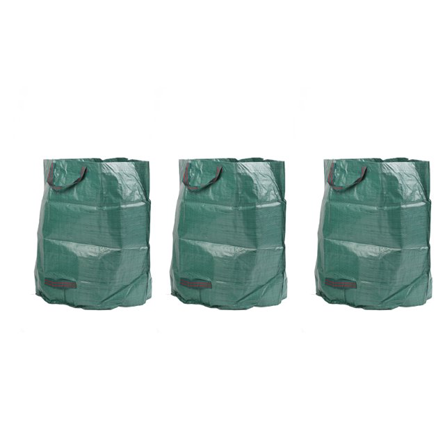 Yard Garbage Bag, PP Woven Fabric 272L Single Capacity Tear Resistant Leaf Grass Bag Multipurpose Reusable For Camping For Toys ANGGREK AC7228