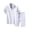 HGG267-White, variant on Yaoyar Men's Summer Linen 2 Piece Sets, Short Sleeve Loose Lapel Button Down Shirts & Shorts Vacation Beach Outfits