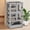 27.6"L x 20"W x 55.2"H, variant on Aivituvin Ferret Cage Rat Cage 5 Levels Small Animal Cage for Chinchilla, Hedgehogs, Squirrel, Chameleon, Lizard, Gerbils Anti-Chewing