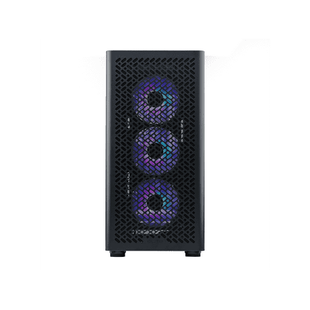 Cooler Master Elite 502 ATX High Airflow Minimalist PC Case, 410mm GPU Max, Compatible RTX 5090|RX 7090 XT, 360mm AIO Max, Type C, Tempered Glass, Triple 120mm aRGB PWM Fan, Intakes Grill