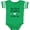 Football Green and White, variant on Inktastic My Great Grandma Loves Me Heart Great Grandchild Boys or Girls Baby Bodysuit