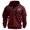 Wine6#, variant on Clearance! jobturf Hoodies for Men Quarter Zip Pullover Workout Sweatshirt Vintage Long Sleeve Casual Fashion Hoodie With Pockets