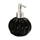 thumbnail image 2 of Dispensador de jabón de cerámica Dispensador de jabón creativo para encimera Contenedor de líquido Botella de bomba rellenable vacía para tocador de Negro, 2 of 9