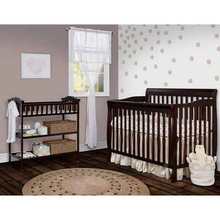 Dream On Me Ashton Convertible 5-in-1 Crib, Espresso