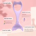 thumbnail image 3 of Mermaid Mascara Guard Silicone Mascara Shield Applicator Eyelash Comb Cosmetic Tool, 3 of 6
