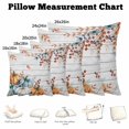 thumbnail image 5 of Throw Pillow Covers, Orange Blue Grey Pumpkins Fall 16x16 Pillow Covers for Couch/Sofa/Bed, Thanksgiving Botanical Vintage Decorative Square Linen Cushion Pillowcase for Home Decor, 5 of 9