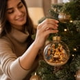 thumbnail image 5 of TACILIP Home Decor, 1PC Nativity Scene Christmas Ornament Clear Ball Holy Birth Of Hanging Ornament Religious Christmas Tree Decor Acrylic Manger Scene Bauble With Warm Light, Womens Gifts, 5 of 7