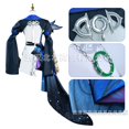 2024 Jade Cosplay Game Honkai Star Rail Jade Costume White Blue Dress