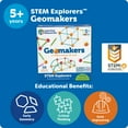 thumbnail image 6 of Learning Resources STEM Explorers Geomakers -  Shapes for Kids Ages 5, 6 of 7