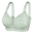 thumbnail image 4 of Eashery Women Bras Push Up Womens Bra Large Size Thin Underwear Comfortable Breathable No Steel Ring Bra Bras For Women Plus Size Green 85C, 4 of 4