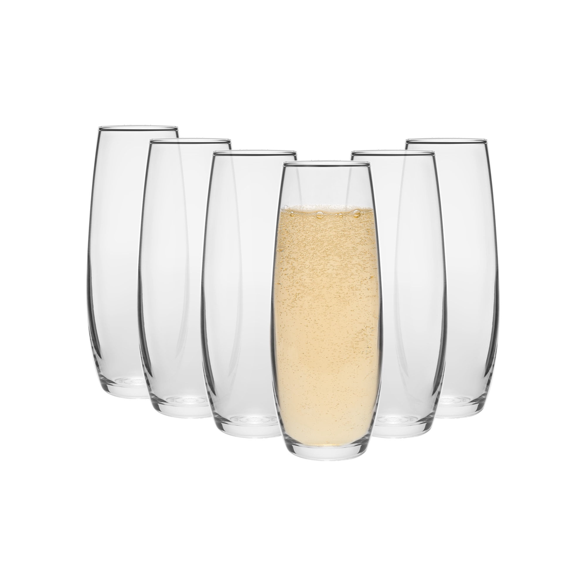 Mainstays Stemless 9.6 oz Flutes (Set of 12)