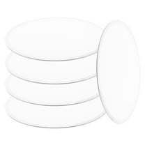 Masteelf 5 Pcs Handheld Folding Fans Portable Personal Cooling Fans White 25x25x0.2cm