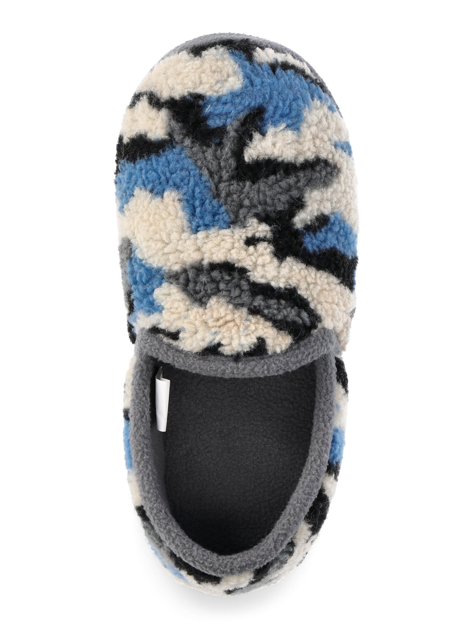 Wonder Nation Little and Big Boys' Fleece Camo Slippers