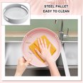 thumbnail image 6 of Rotating Rack Turntable Shelf Organizer Tray Home Supplies  White Large, 6 of 9