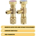 thumbnail image 1 of R410a Air-conditioning Adapter Fitting 1/4" 5/16" Inch Male/Female Valves Lightweight Charging Hose Valves Liquid Addition Accessories, 1 of 8