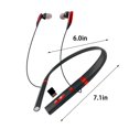 thumbnail image 3 of Wireless Bluetooth Earbuds, 75Hrs Playback, LED Display Charging Case, Ear Hooks, IPX7 Waterproof, Over-Ear Design for Sports, Running, Workout - Red, 3 of 7
