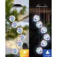 thumbnail image 4 of Outdoor Iridescent Party Chimes: Solar Rose Wind Lights For Yard Gifts, 4 of 5