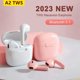 thumbnail image 2 of Auriculares inalámbricos A2 TWS, cascos con Bluetooth 5,2, para Xiaomi miniauriculares, Android, Apple, iPhone, novedad, 2 of 5