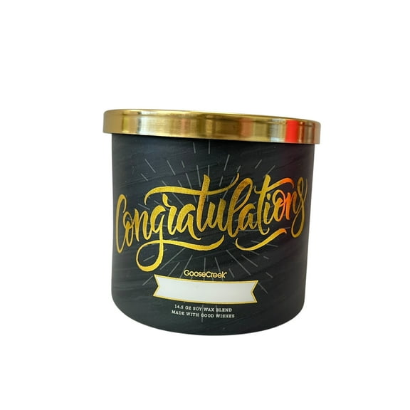 Goose Creek Congratulations Scented 3 Wick Candle 14.5 oz