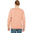 thumbnail image 3 of Bella Canvas Men`s Drop Shoulder Fleece, XL, Peach, 3 of 3