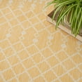 thumbnail image 3 of Nourison Positano 10' x 14' Yellow Modern Indoor/Outdoor Area Rug, 3 of 11