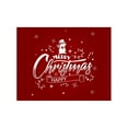 thumbnail image 1 of Polyester Christmas Linen Placemat Insulated Table Mat Napkin Set for Holiday Party Home Dining Decor, 1 of 5