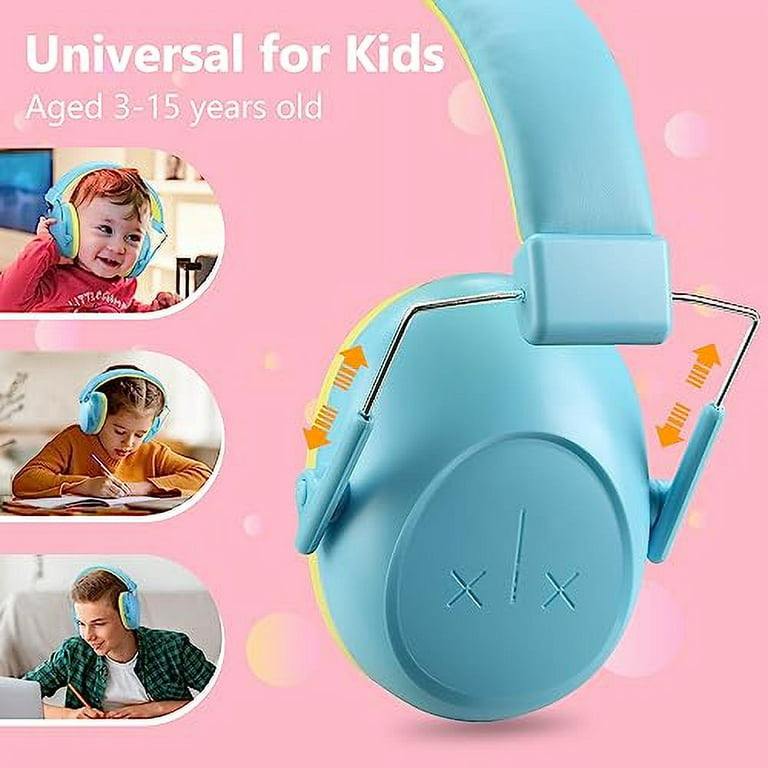 ProCase Noise Cancelling Headphones for Kids Kids Ear Protection Noise Canceling Ear Muffs for Autism Toddler Child Blue