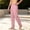 Pink, variant on Muscularfit Solid Casual Pants for Men Regular Fit Pj Pants Pajama Pleated Trousers Slim Straight Mens Casual Pants Low Rise Blue Size M