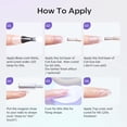 thumbnail image 5 of modelones Cat Eye Gel Nail Polish Set, 6 Colors Holographic 9D Cat Eye Glitter Gel Polish Black Red Purple Blue Silver Brown Nail Gel Polish with Magnet Soak Off Led Mani Nail Art Gel DIY Salon Gift, 5 of 9