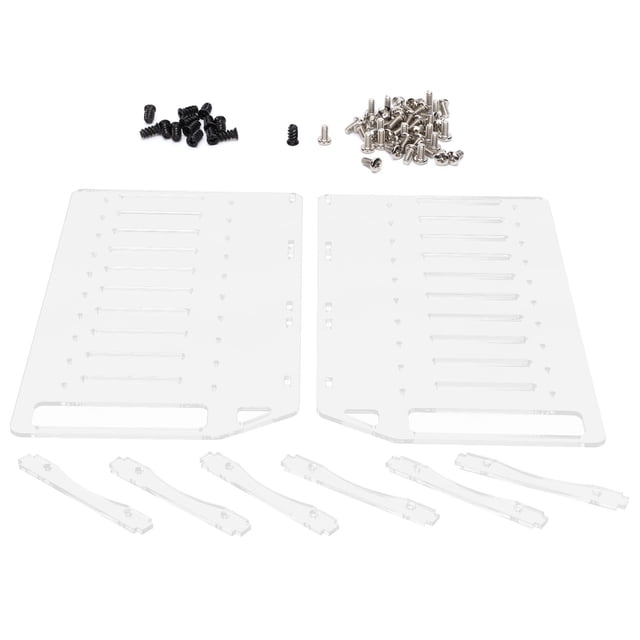 Estante para unidad de disco duro YJY10F, separador acrílico transparente de 3,5 pulgadas, soporte de montaje DIY