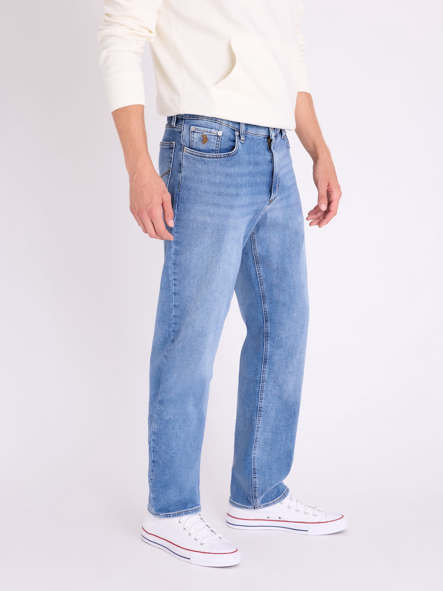 U.S. Polo Assn. Men's Relaxed Fit Knit Denim Jean
