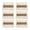 6 Pattern 6, variant on lanema Artistic Striped Placemat Natural Fiber Materials Suitable For Wooden Dishes
