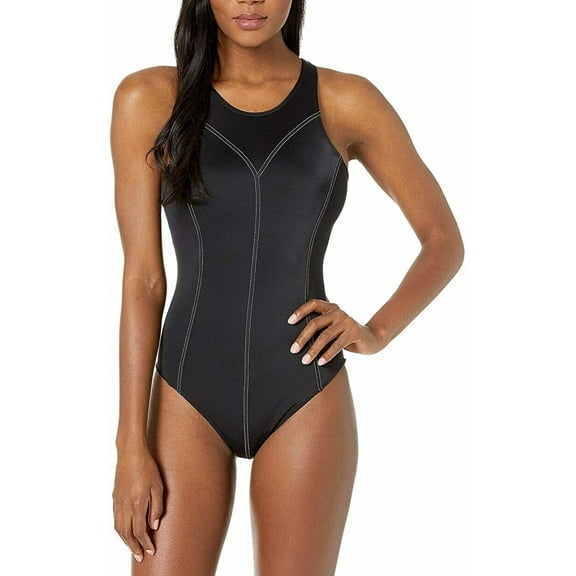 Skirt Sports Deep End One-Piece Swimsuit Black LG