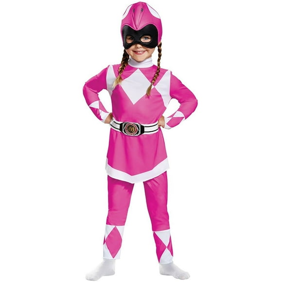 Disfraz Premium Infantil Disguice Power Ranger Rosa De Bebé Talla:18M