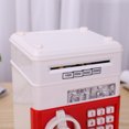 thumbnail image 4 of Contraseña electrónica monedas caja fuerte depósito alcancía juguetes (blanco), 4 of 6
