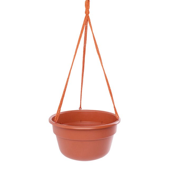 Cesta colgante Bloem Dura Cotta Resina Terracota 17x32x31cm