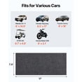 thumbnail image 6 of Garage Floor Mat 7.4'x17', Waterproof Car Containment Mat, Heavy Duty TPE Backing, Oil & Mud Protection, Non-Slip, Cuttable Garage Flooring, 6 of 6