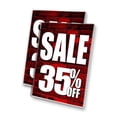 thumbnail image 1 of Sale 35 Percent Off (24" X 36") 4mm Corrugated Plastic Panel, Graphics Applied To 1 Side (Pk of 2), 1 of 4