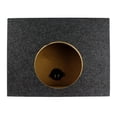 thumbnail image 2 of Ported Vented 10" Subwoofer Truck Box Enclosure Single Sub RI Audio 1" MDF Face, 2 of 6