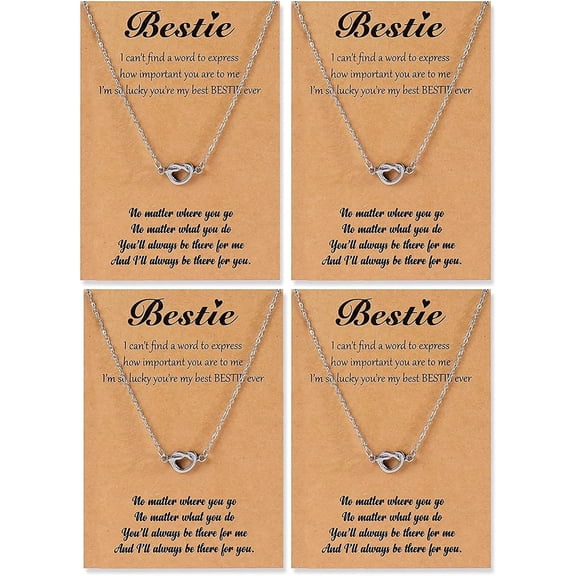 Best Friend Necklace Friendship Necklaces For 2/3/4/5 Friend Gifts For Women Bff Friends Sisters Bestie Necklace Sister Birthday Gifts[o367]